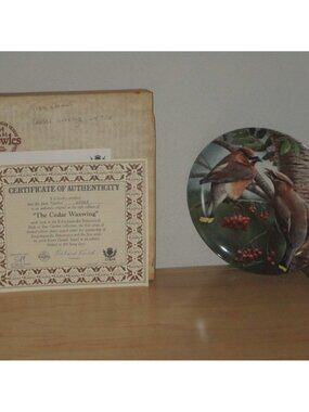 Hadley House Collectors Plate Evening Glow Terry Redlin Vintage Porcelain New